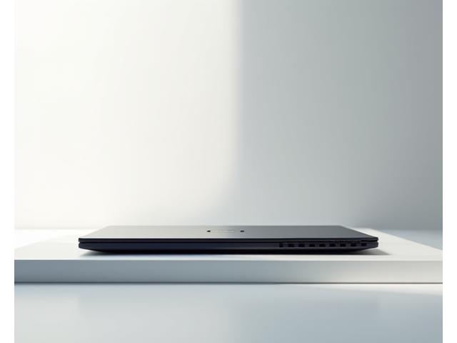 Modern ultrabook showcasing a sleek, minimalist profile